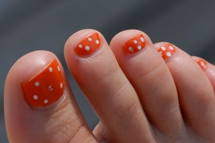 well -groomed pedicure